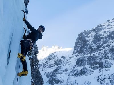 Escalade de glace dans le parc national du Triglav depuis Bled