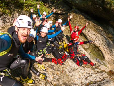 Introductory Canyoning in the Starzlachklamm Gorge, Allgäu