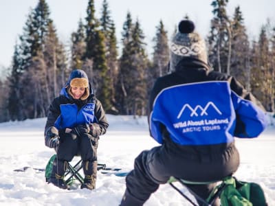 Expérience guidée de pêche sur glace au départ de Rovaniemi