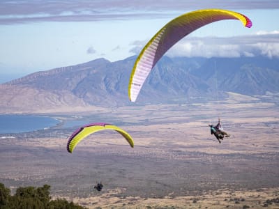 Tandem-Paragliding-Flug über Maui