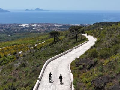 Alquiler de bicicletas eléctricas en el Vesubio, cerca de Salerno
