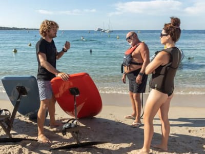 Initiierung des E-Films in Le Touquet-Paris-Plage, in der Nähe von Wissant 