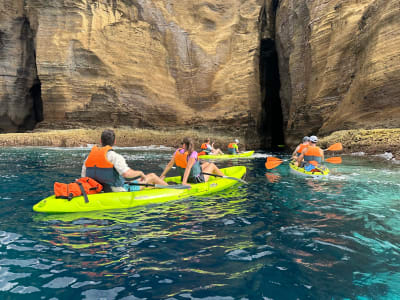 Geführter Seekajak-Ausflug zur Insel Vila Franca do Campo, São Miguel, Azoren