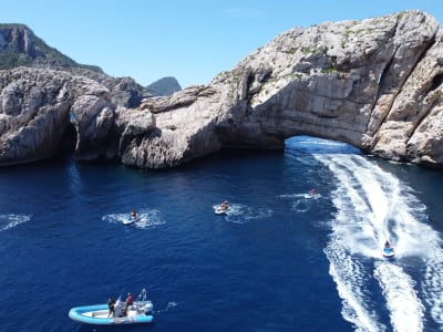 Jet Ski excursion from San Antoni de Portmany to the Margaritas Islands, Ibiza