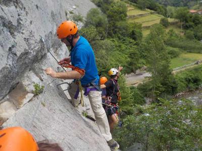 Vía Ferrata El Milar en La Hermida, Picos de Europa