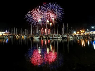 Excursion feux d'artifice en bateau dans le Golfe de Porto-Vecchio