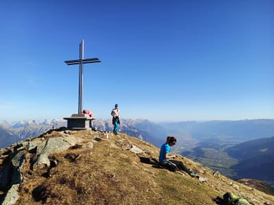 Ascent of Rosskogel (2,646 m) near Innsbruck, Tyrol