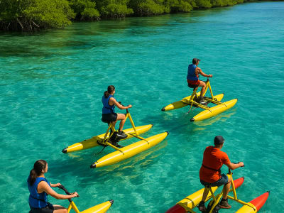 Guided Water Bike Excursion in Petit-Canal, Guadeloupe
