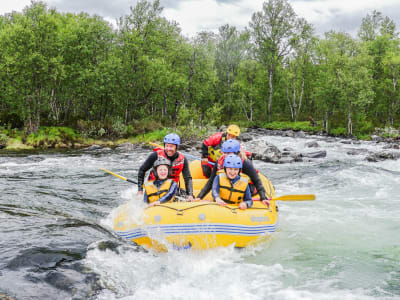 Descente en rafting de la rivière Numedalslågen à Dagali près de Geilo