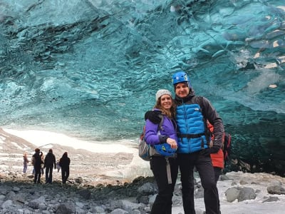 Excursión a la cueva de hielo Crystal Blue en el Parque Nacional de Vatnajökull desde Jökulsárlón