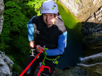 Sporty Canyoning Excursion at Plansee, near the Stuiben Falls