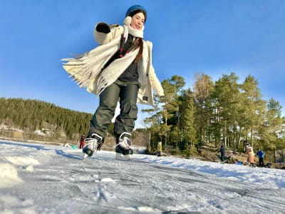 Patinage sur glace à Trondheim