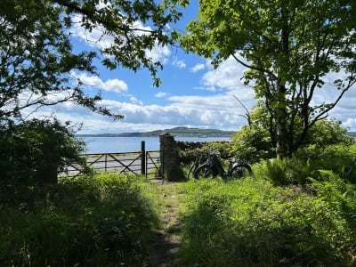 Recorrido en bicicleta eléctrica Doon the Watter por Dunoon, cerca de Glasgow