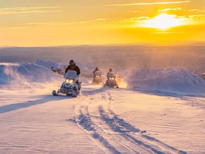 Excursion en motoneige en Laponie finlandaise au départ de Rovaniemi