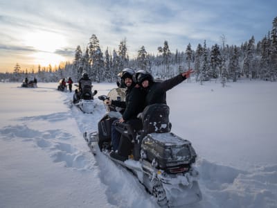 Wilderness Snowmobile Excursion from Rovaniemi