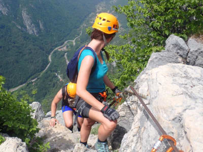 Via Ferrata Cima Capi sobre el Lago de Garda