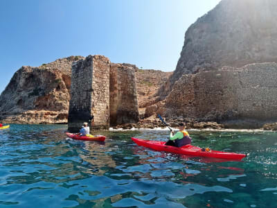 Excursion en kayak de mer le long de la péninsule de Rodopo, près de Kolymbari