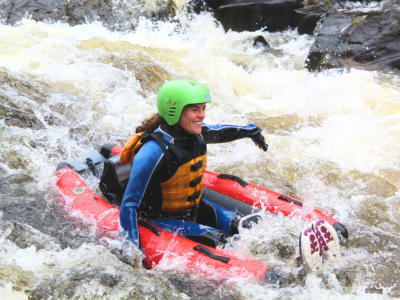 Water Tubing (Bugging) on River Tummel, near Edinburgh