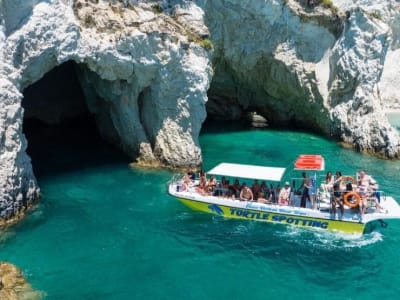 Boat Tour to Marathonissi, Mizithres & Eros Cave in Zakynthos