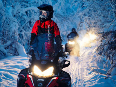 Northern Lights Snowmobile Tour in Rovaniemi