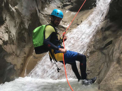 Canyon La Clue de Saint Auban down the Estéron river, France