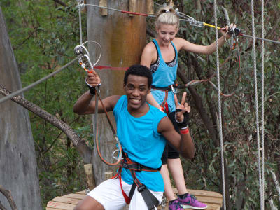 Excursión en tirolina en Casalinga, cerca de Johannesburgo (Gauteng)