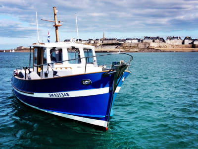 Paseo en barco con guía por la bahía de Saint-Malo