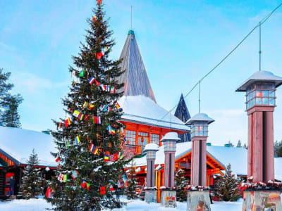 Excursión al pueblo de Papá Noel y la Reserva Natural de Vikaköngäs desde Rovaniemi 