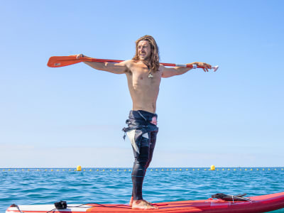 Stand Up Paddling-Unterricht in Los Cristianos, Teneriffa