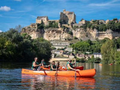 Kanufahrt auf der Dordogne von Carsac nach Les Milandes