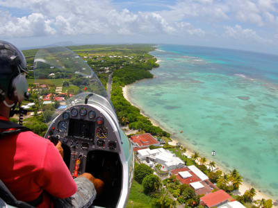 Gyrocopter Flight over Guadeloupe from Saint-François