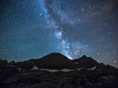 Excursión nocturna con raquetas de nieve en el Puente de España, Cauterets