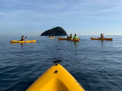 Kajak- und Schnorcheltour in Bergeggi, Savona, bei Genua