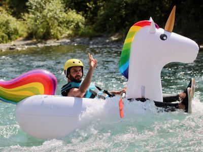 Stag & Hen Party Rafting on the Gave de Pau, Hautes-Pyrénées