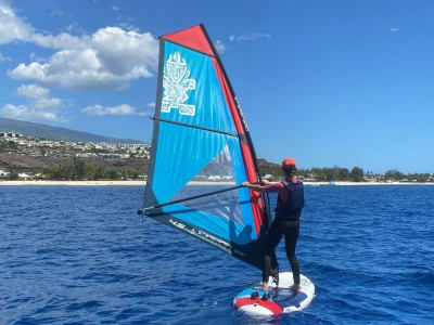 Cours particulier de planche à voile dans la baie de Saint-Gilles Les Bains, La Réunion