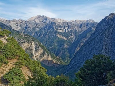 Samaria-Schlucht Wanderausflug mit Bootsfahrt von Chania aus
