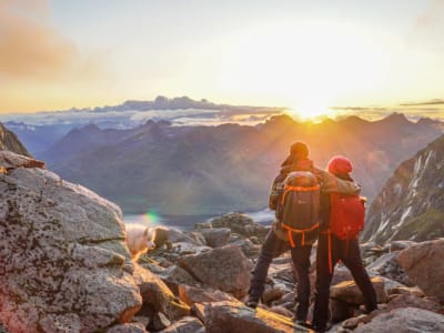 Summer Hiking Tour in Vågan near Svolvær, Lofoten