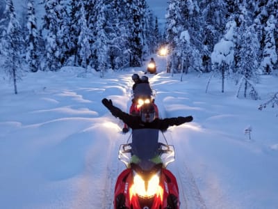 Full-Day Snowmobile Experience in Finnish Lapland from Ylläsjärvi