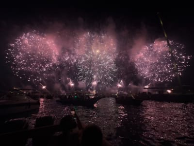 Excursion en catamaran au feu d'artifice de Cannes depuis Théoule-sur-Mer