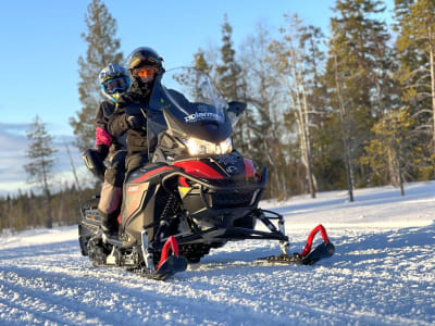 6-stündige private Motorschlittentour in der lappländischen Wildnis ab Rovaniemi