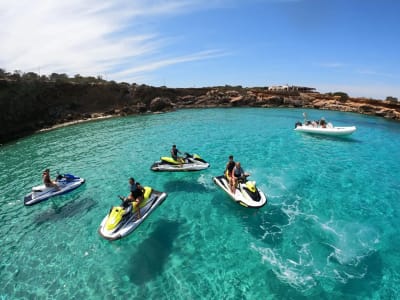 Jet Ski Excursion from San Antoni de Portmany to Cala Comte, Ibiza