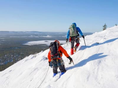 Einführung in das Bergsteigen in Pyhä