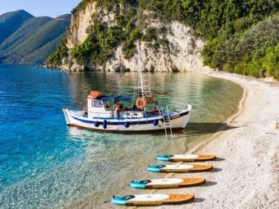Paddleboard Boat Cruise around Lefkada, from Nydri