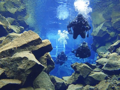 PADI Dry Suit Diver Course and Scuba Diving in Silfra near Reykjavik 