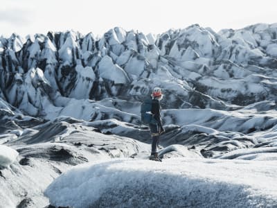 Kajak- und Wanderausflug rund um den Gletscher Fláajökull, in der Nähe von Skaftafell