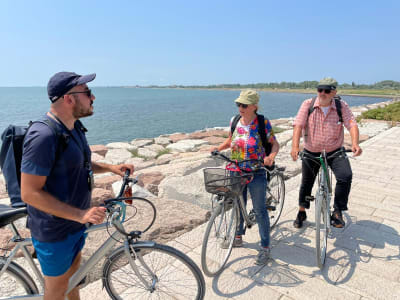 Visite à vélo de l'île du Lido de Venise, Venise