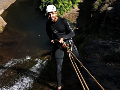 Barranquismo en el Parque Natural de Serra de Sâo Mamede, cerca de Marvâo