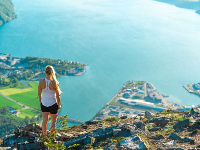 Geführte Wanderung in Åndalsnes und Romsdalen-Gondelfahrt