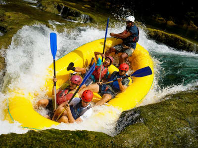 Whitewater Rafting on the Una River near Plitvice Lakes