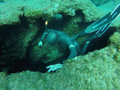Adventure Freediving for Certified Freedivers in Antiparos, Greece